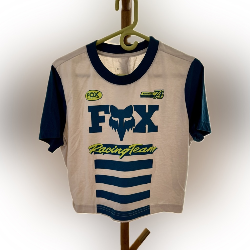 Fox racing team super track graphic slim tee